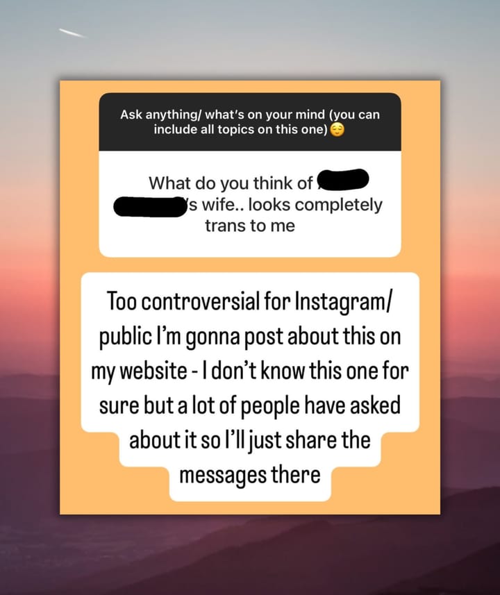 Too Controversial for Instagram